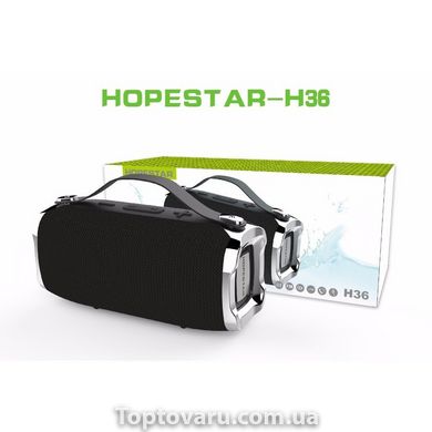 Беспроводная стерео колонка Hopestar H36 Mini Черная 386 фото