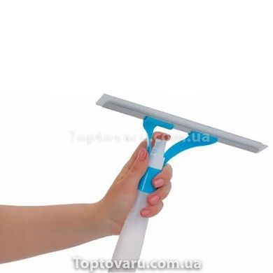 Щітка для миття вікон Economix Cleaning з пульверизатором (водозгін, стяжка) 10057 фото