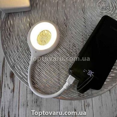 Лампа кільцева гнучка USB LK-50 1,5Вт Біла 12265 фото