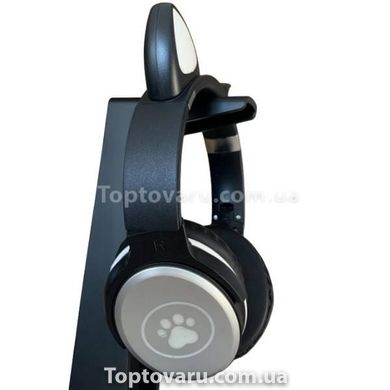 Бездротові навушники Bluetooth з котячими вушками LED SP-25 Чорні 17961 фото