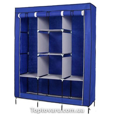 Складной тканевый шкаф Storage Wardrobe 88130 Синий 1359 фото