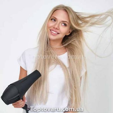 Фен для сушки волос профессиональный ENZO X6 Черный 14025 фото