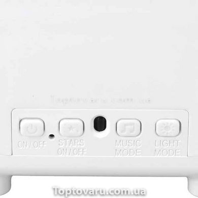 Ночник-проектор із додатком на телефон + пульт Magic Box DQ-M6 Білий 12376 фото