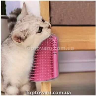 Интерактивная игрушка - чесалка для кошек Hagen Catit Self Groom Розовая 8842 фото