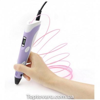 3D ручка H0220 с дисплеем фиолетовая 598 фото