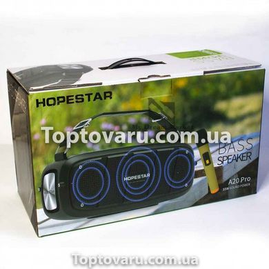Колонка Bluetooth HOPESTAR A20 PRO + микрофон Желтая 6388 фото