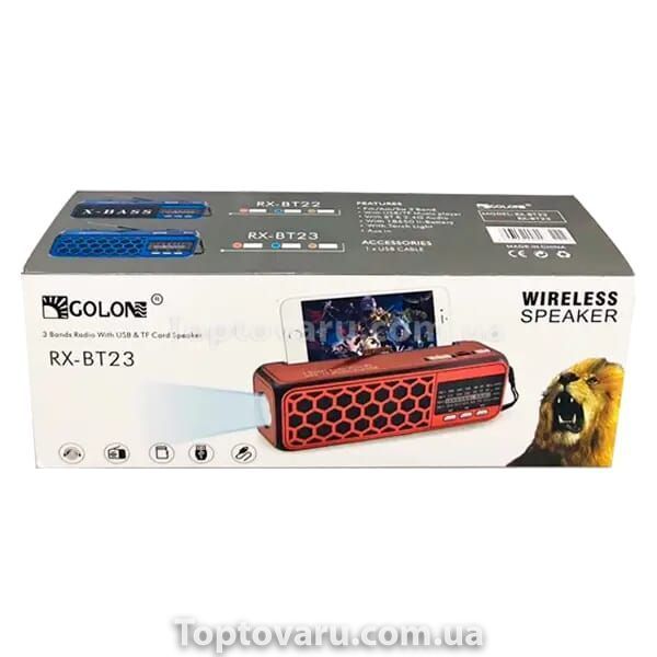 Радіо GOLON RX-BT23 Червоний 8960 фото