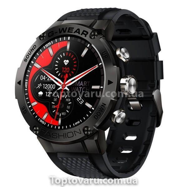 Смарт-годинник Smart Sport G-Wear Black у фірм. коробочці 15007 фото