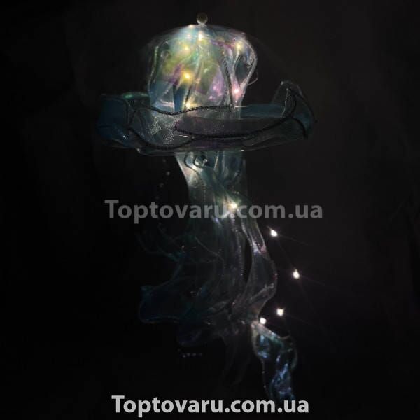 Декор, що світиться Медуза на батарейках Jellyfish lamp AND HA-113 Блакитна 22137 фото