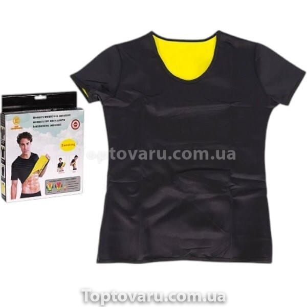 Футболка женская для похудения 2XL Hot Shapers Черная 27076 фото