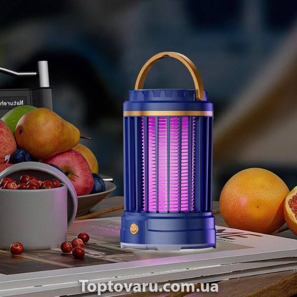 Лампа відлякувач від комарів та комах з USB Camping Mosquito Lamp Синій 37668 фото