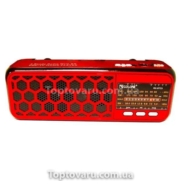 Радіо GOLON RX-BT23 Червоний 8960 фото