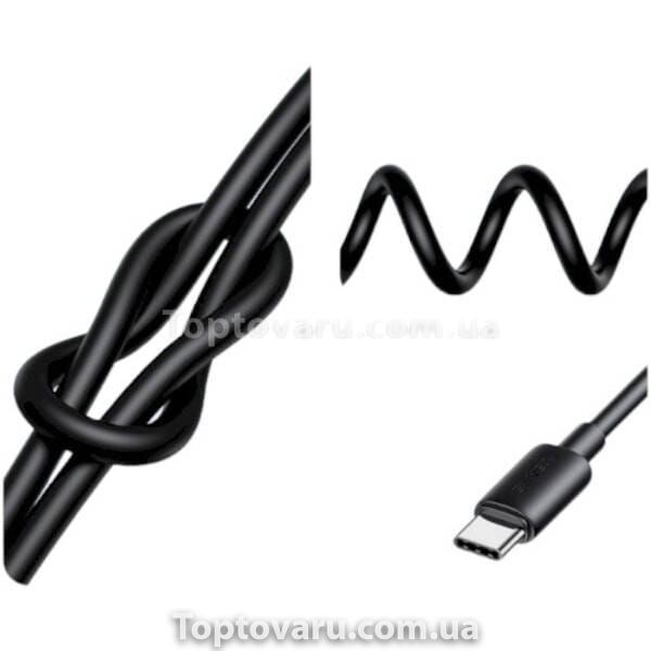 Кабель Usams SJ711 Type-C To Type-C 60W Fast Charging black 22495 фото