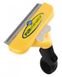 Фурминатор с кнопкой для чистки шерсти FURminator 6.8 см Желтый 11578 фото 1
