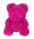 Мишка с сердцем из 3D роз Teddy Rose 40 см Розовый с розовым сердцем 3666 фото 1