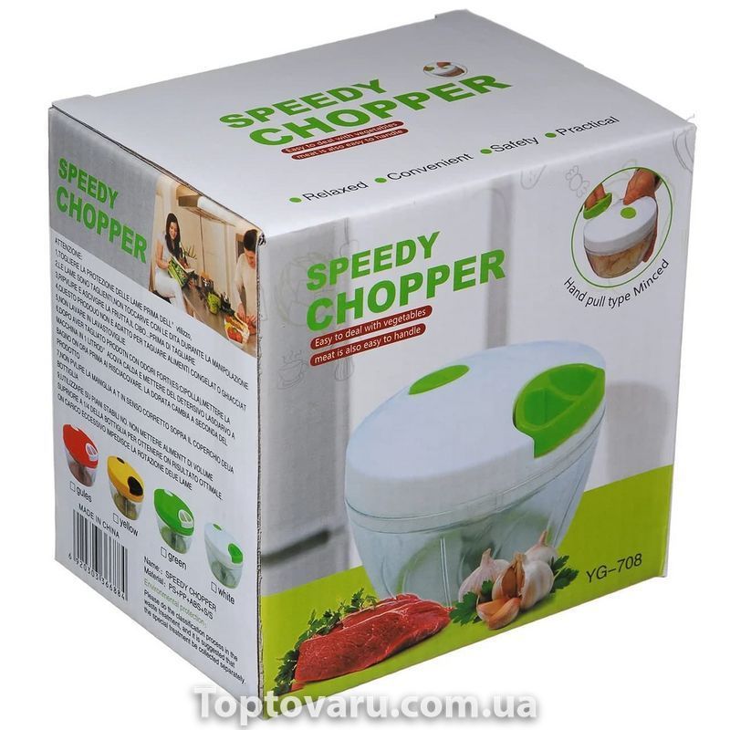 Ручной измельчитель Nicer Dicer Speedy Chopper Красный 3865 фото