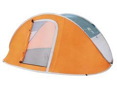 Палатка 2-х местная Bestway 68004 + антимоскитная сетка+ сумка Оранжево-Голубая 10976 фото