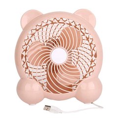 Настольный вентилятор BY-C180-2 Розовый 10417 фото