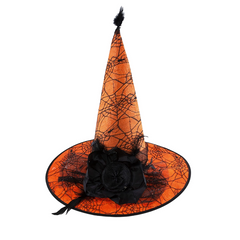 Шляпа ведьмы с черной розой 11726 фото