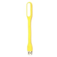Портативний гнучкий LED USB світильник Жовтий 13007 фото