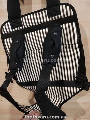 Безкаркасне автокрісло дитяче крісло Multi Function Чорно-біле смужка 9467 фото