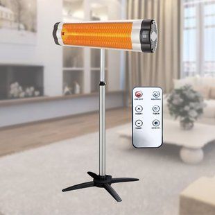 Підлоговий інфрачервоний обігрівач з пультом управління Domotec MS-5953 3000Вт 6832 фото