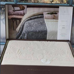 Простирадло махрова Pupilla Amazon ekru 220х240 17415 фото