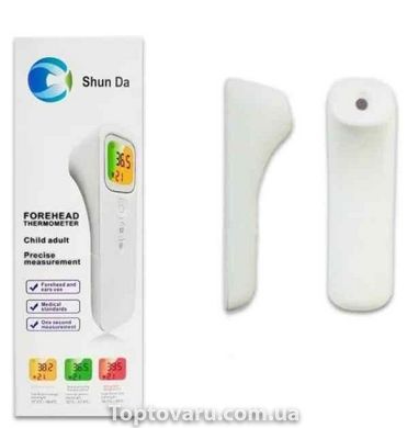 Безконтактний термометр інфрачервоний Shun Da WT001 Білий 3009 фото