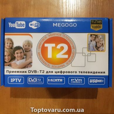 Тюнер Т2 MEGOGO-2020 T2-169 5V (Пластик) 4357 фото