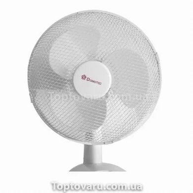 Настільний вентилятор DOMOTEC MS-1626 білий 10374 фото