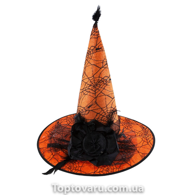 Шляпа ведьмы с черной розой 11726 фото