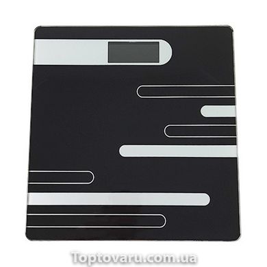 Ваги підлогові Domotec YZ-1604 чорні з білим 6613 фото