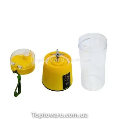 Блендер Smart Juice Cup Fruits USB Желтый 4 ножа 14046 фото
