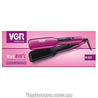 Утюжок выпрямитель для волос VGR V-506 Розовый 1703 фото