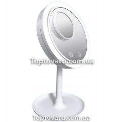 Настольное зеркало с подсветкой и вентилятором Beauty Breeze Mirror Белое 2112 фото