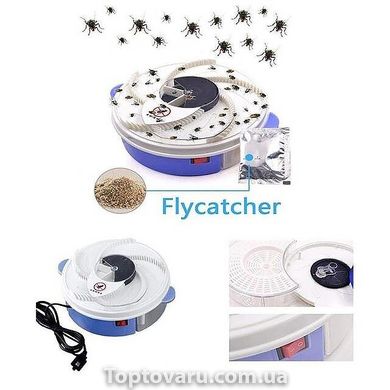 Пастка для комах USB Electric Fly Trap Mosquitoes №D06-3 Біло-блакитна 1000 фото