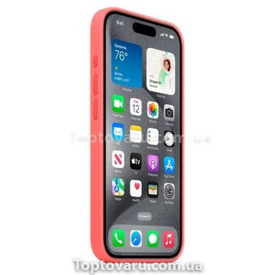 Чохол для смартфона Silicone Full Case AAA MagSafe IC для iPhone 15 Pro Guava 18813 фото