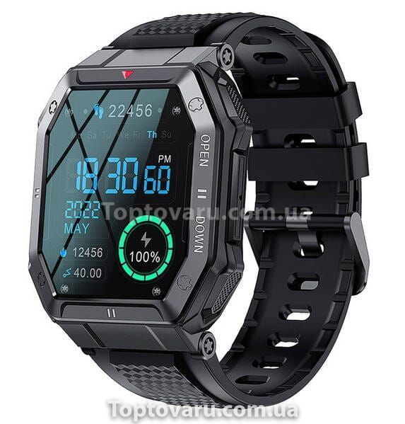 Смарт-годинник Smart Everest Black у фірм. коробочці 15008 фото