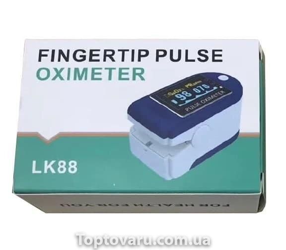 Пульсоксиметр Fingertip Pulse Oximeter LK88 Синий 2476 фото