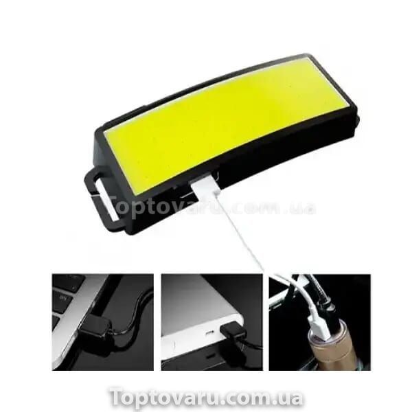Налобний ліхтар BL TM-G14 COB + USB CHARGE 9704 фото