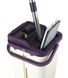 Комплект для уборки ведро и швабра с отжимом EasyMop 10л Бежево-фиолетовый 2197 фото 1