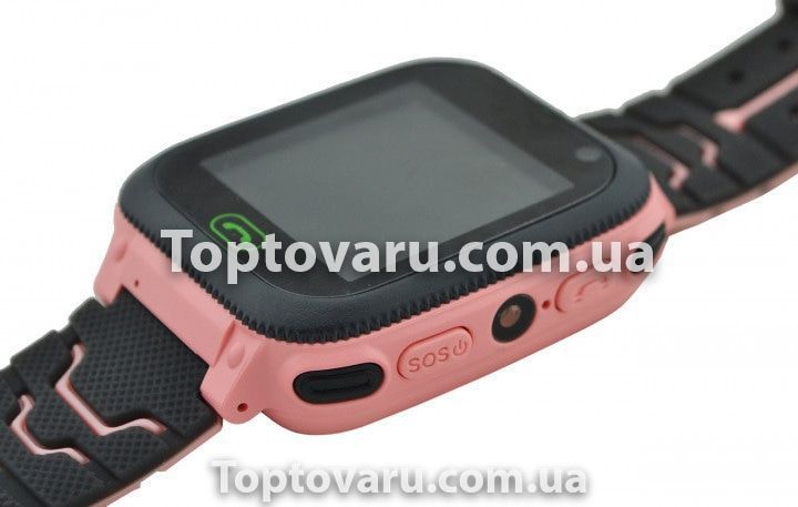 Детские смарт-часы F3 с камерой и Gps Розовые 6712 фото