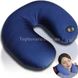Подушка подголовник массажная Neck Massage Cushion Темно синяя 12720 фото 2