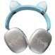 Бездротові навушники Bluetooth з котячими вушками LED SP-20A Блакитні 17953 фото 1
