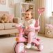 Велосипед триколісний Baby Carriage 588 з батьківською ручкою та кошиком Рожевий 37527 фото 2