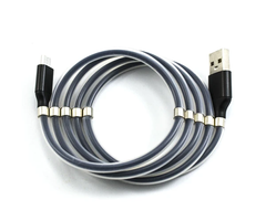 Micro-USB кабель E-Cable Magnetic Absorption 1м чорний 10419 фото