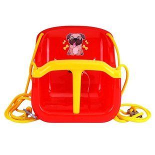 Качель подвесная пластиковая 8119 Technok Toys Красная 23433 фото