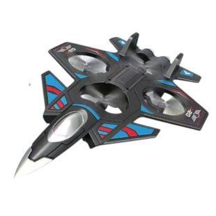 Самолет на радиоуправлении Истребитель toy airplane AND JX2085 Черный с синим 34150 фото