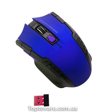 Мышь беспроводная Wireless Office Mouse 2.4GHZ Синяя 4834 фото