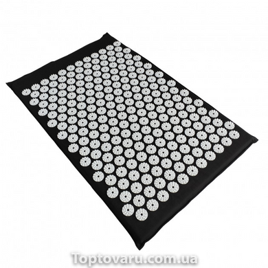 Ортопедичний масажний килимок Acupressure Mat Чорний 3322 фото